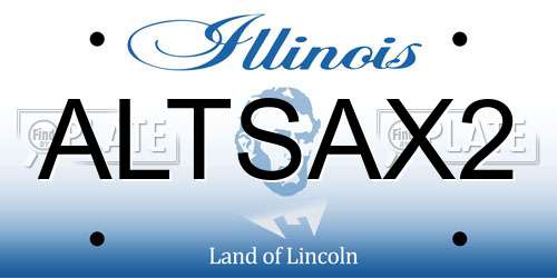ALTSAX2 Illinois License Plate