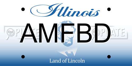 AMFBD Illinois License Plate