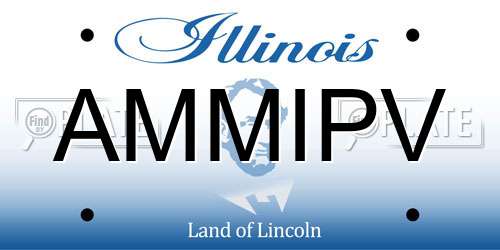 AMMIPV Illinois License Plate