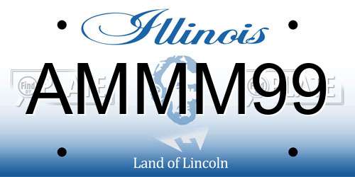 AMMM99 Illinois License Plate