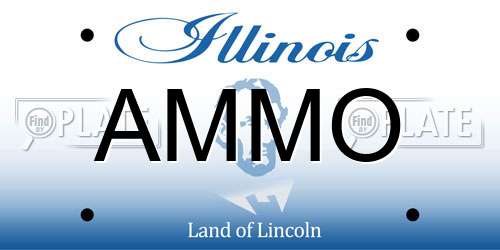 AMMO Illinois License Plate