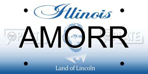 AMORR Illinois License Plate