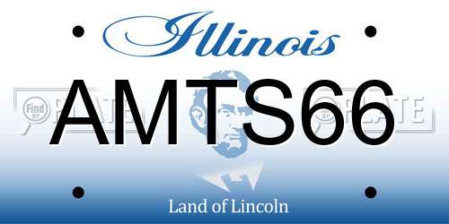 AMTS66 Illinois License Plate