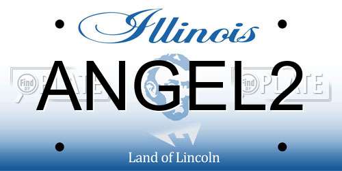 ANGEL2 Illinois License Plate