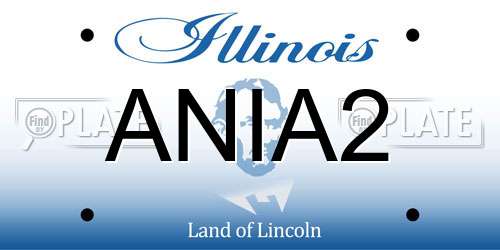 ANIA2 Illinois License Plate