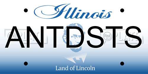 ANTDSTS Illinois License Plate