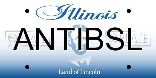 ANTIBSL Illinois License Plate