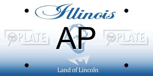 AP Illinois License Plate
