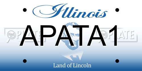 APATA1 Illinois License Plate