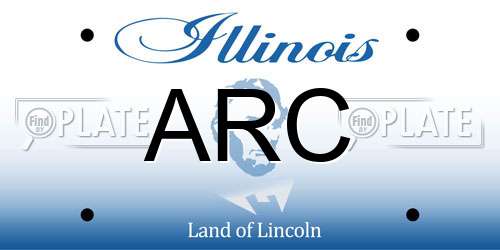 ARC Illinois License Plate