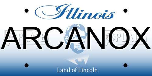 ARCANOX Illinois License Plate