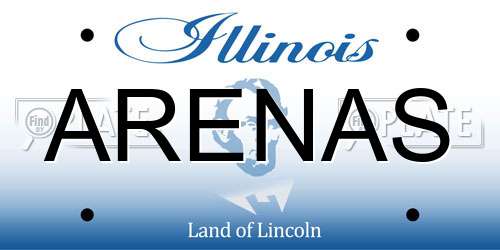 ARENAS Illinois License Plate