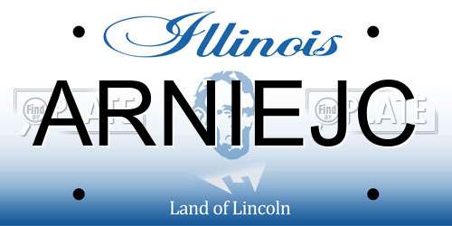 ARNIEJC Illinois License Plate