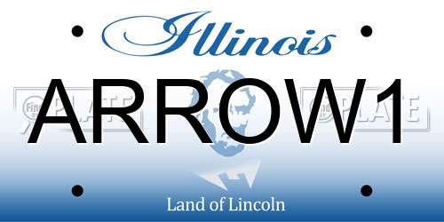 ARROW1 Illinois License Plate