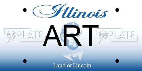 ART Illinois License Plate