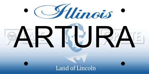 ARTURA Illinois License Plate