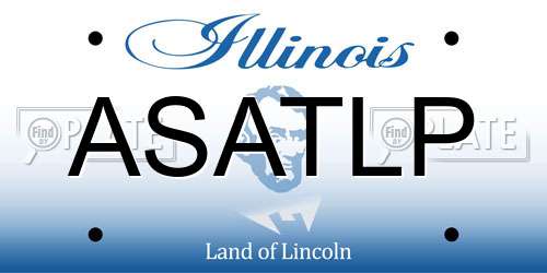 ASATLP Illinois License Plate