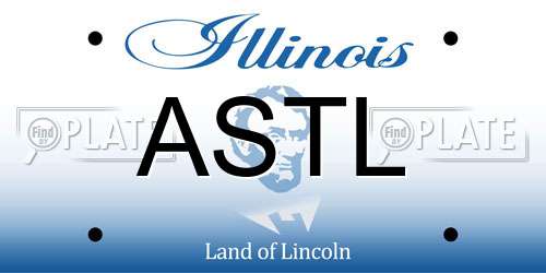 ASTL Illinois License Plate