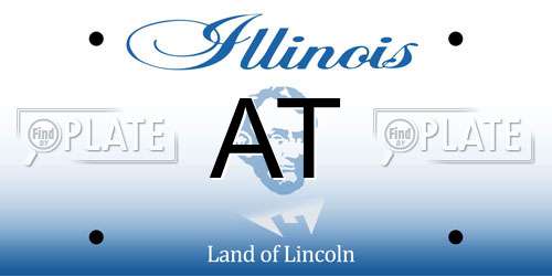 AT Illinois License Plate