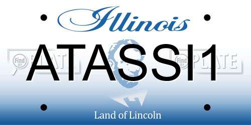 ATASSI1 Illinois License Plate