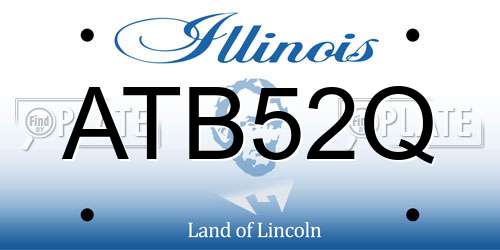 ATB52Q Illinois License Plate