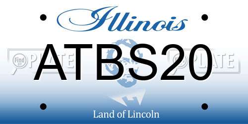 ATBS20 Illinois License Plate