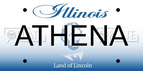 ATHENA Illinois License Plate