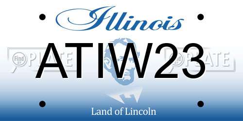 ATIW23 Illinois License Plate