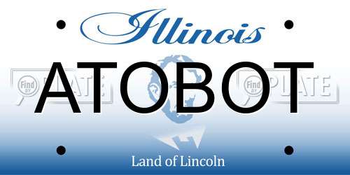 ATOBOT Illinois License Plate