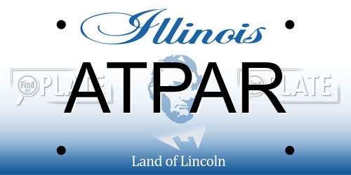 ATPAR Illinois License Plate