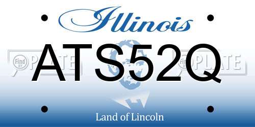 ATS52Q Illinois License Plate
