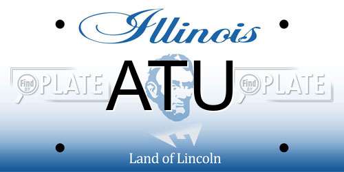 ATU Illinois License Plate