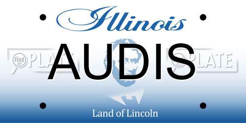 AUDIS Illinois License Plate