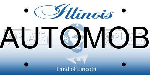 AUTOMOB Illinois License Plate