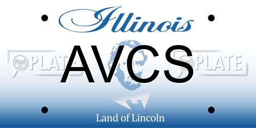 AVCS Illinois License Plate