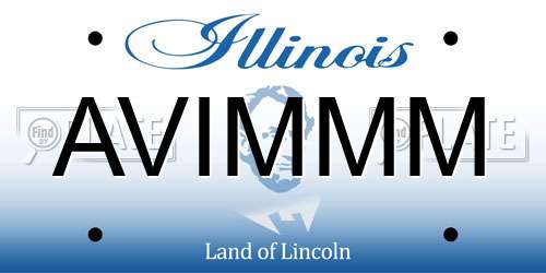 AVIMMM Illinois License Plate