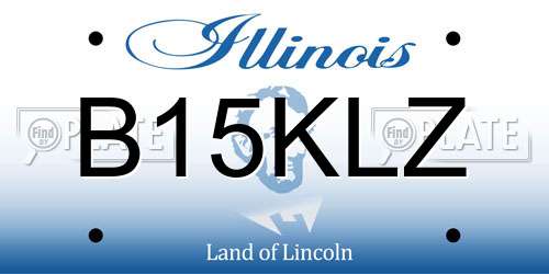 B15KLZ Illinois License Plate