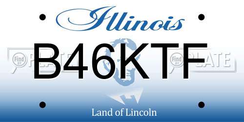 B46KTF Illinois License Plate
