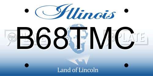 B68TMC Illinois License Plate