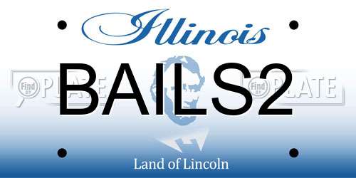 BAILS2 Illinois License Plate