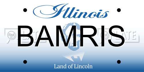 BAMRIS Illinois License Plate