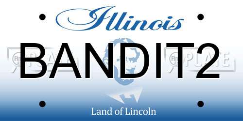 BANDIT2 Illinois License Plate