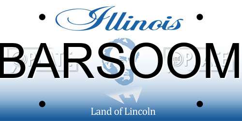 BARSOOM Illinois License Plate