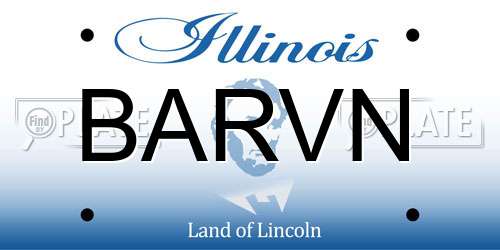 BARVN Illinois License Plate