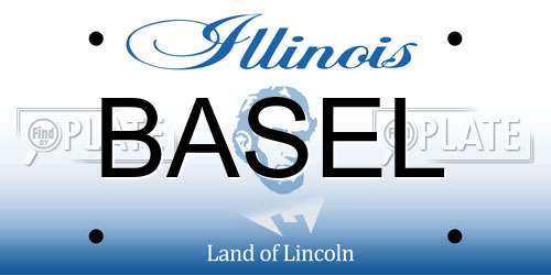 BASEL Illinois License Plate
