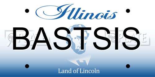 BASTSIS Illinois License Plate