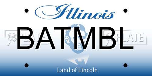 BATMBL Illinois License Plate
