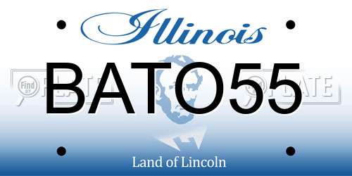 BATO55 Illinois License Plate