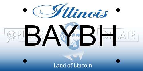 BAYBH Illinois License Plate