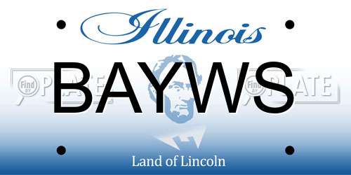 BAYWS Illinois License Plate